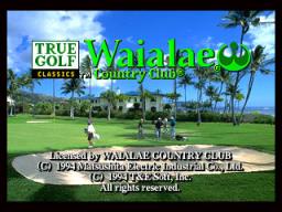 Waialae Country Club Title Screen